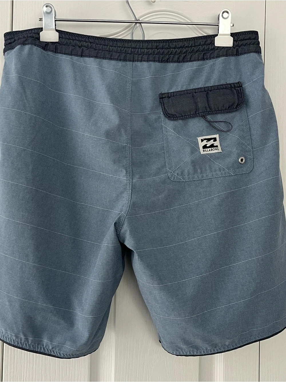 Billabong Surf Board Shorts Men's 36 Lo Tides 73 swim trunks beach. Light Blue